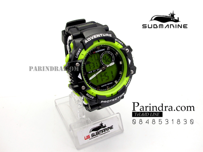 นาฬิกา US submarine TP3168M ดำ-เขียว