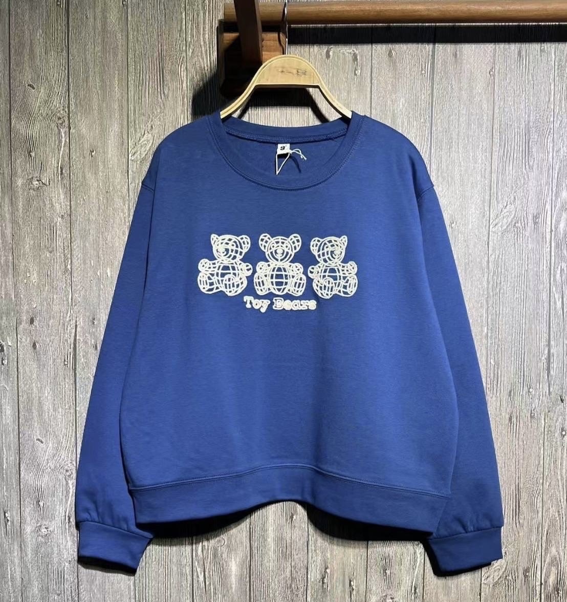 เสื้อยืดปักลายหมี 9am