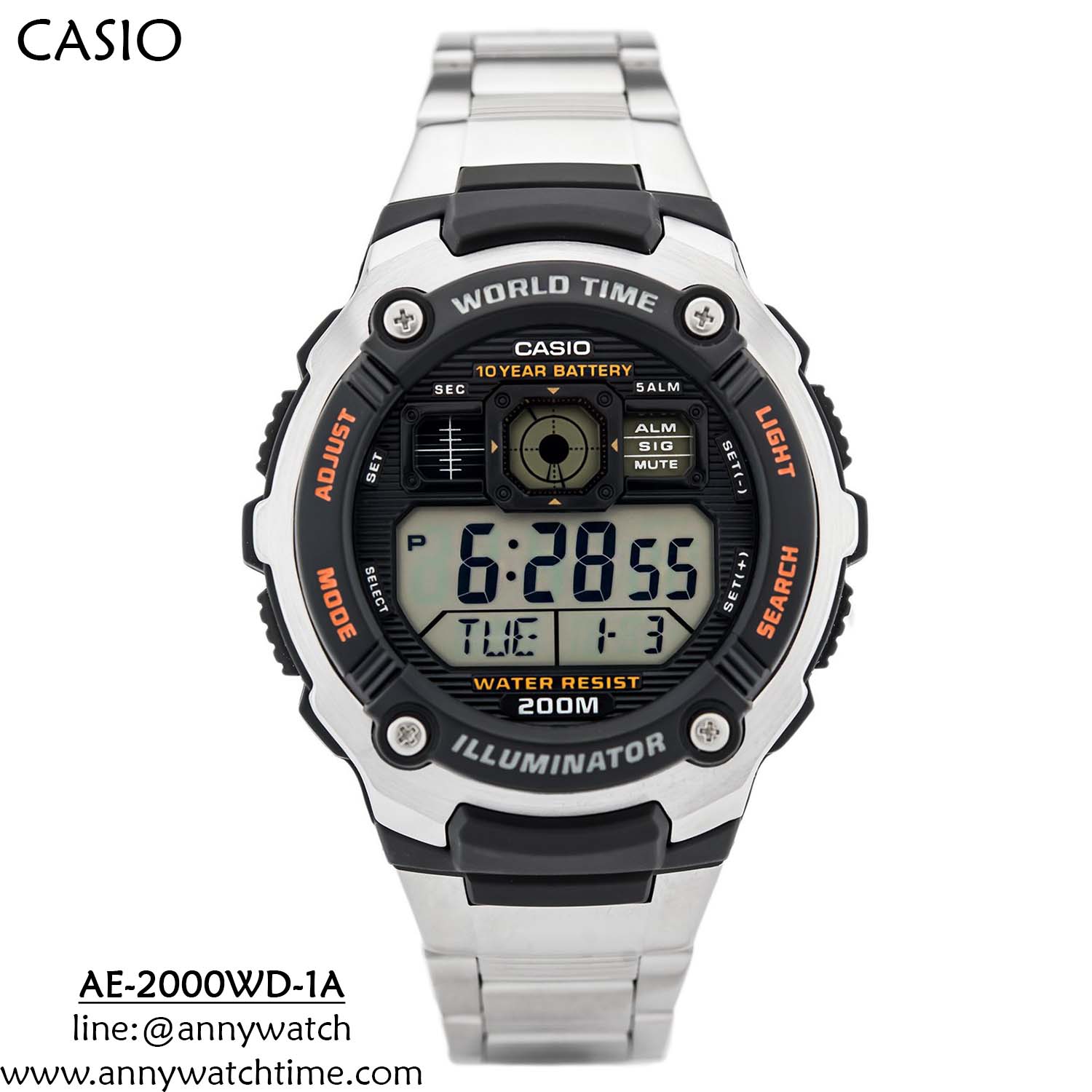 CASIO AE-2000WD-1A