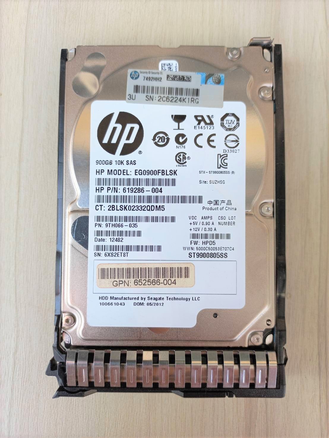 716603-B21, 716649-001, 619286-004 HP 900-GB 6G 10K 2.5 DP SAS.