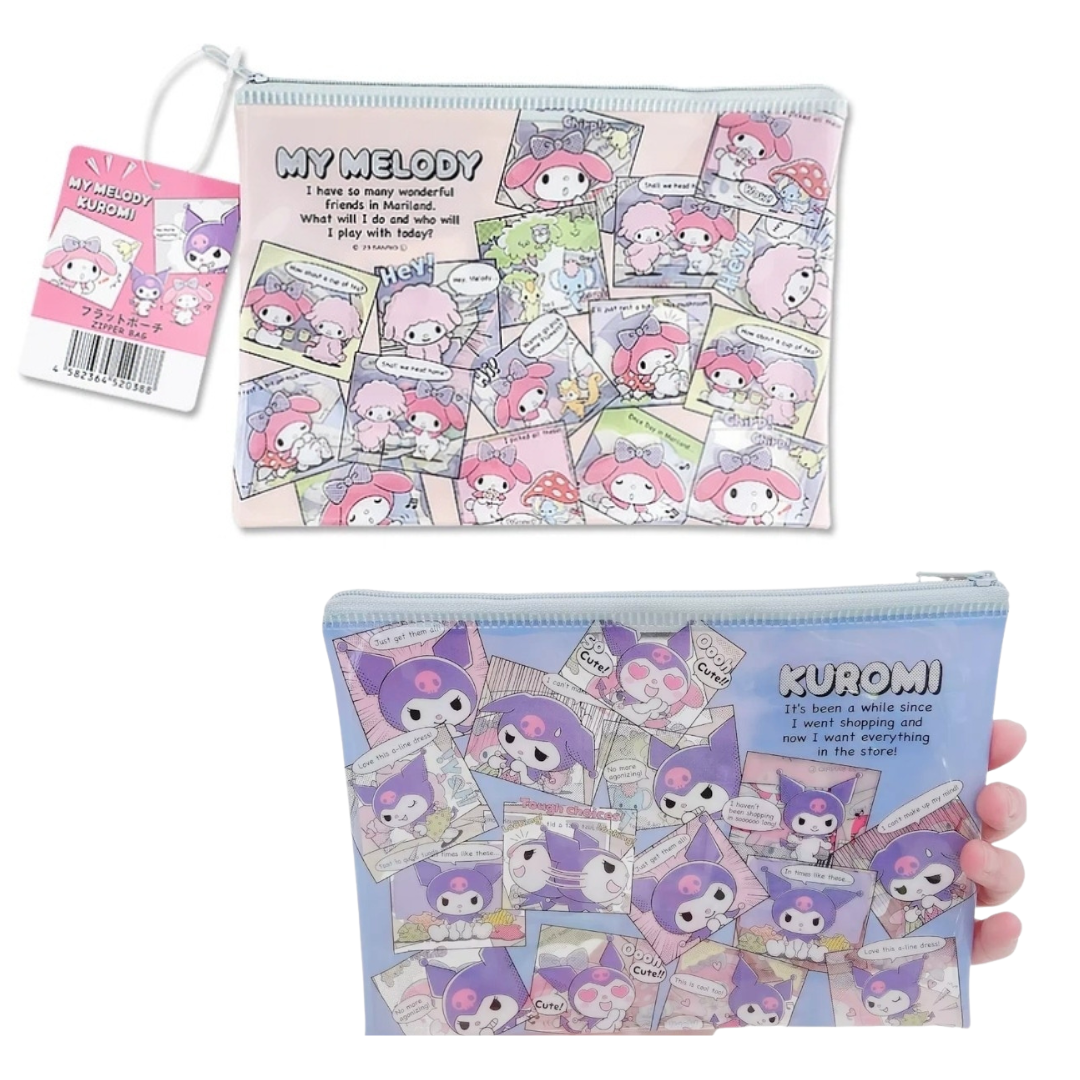 Sanrio กระเป๋าใส่ของแบบซิป (my melody X my melody)