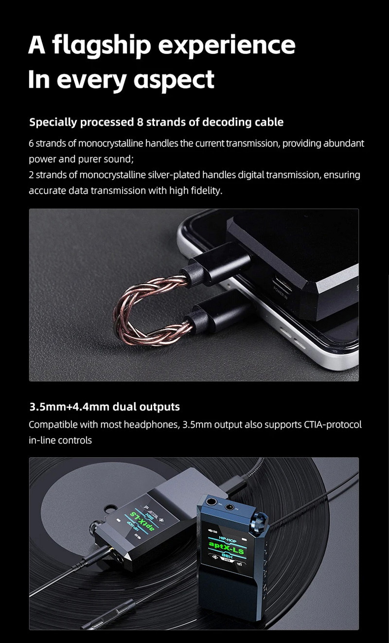 FiiO BTR17 Bluetooth DAC/AMP พกพาชิป ES9069x2+THX AAA 78+ x2 รองรับ MQA Dual Hi-Res ประกันศูนย์ไทย