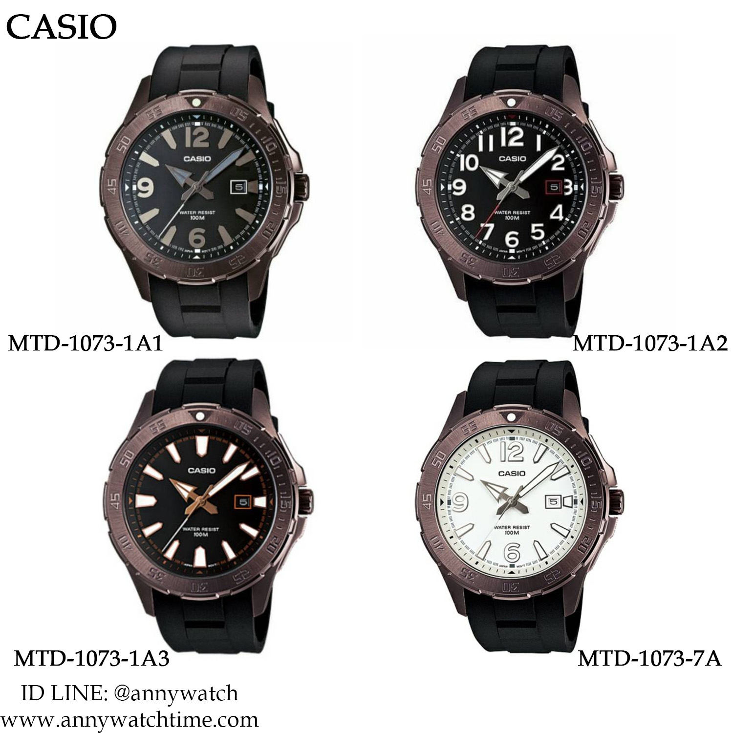 CASIO MTD-1073-1A1