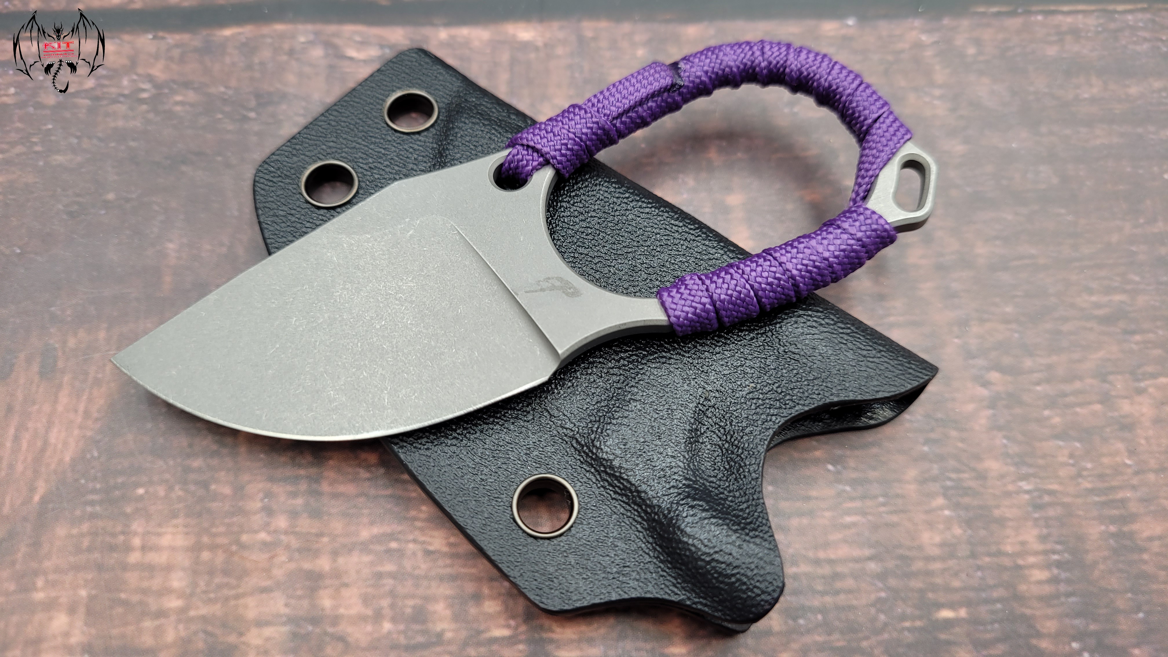 Jake Hoback Jeremiah Johnson - Purple Paracord Wrap