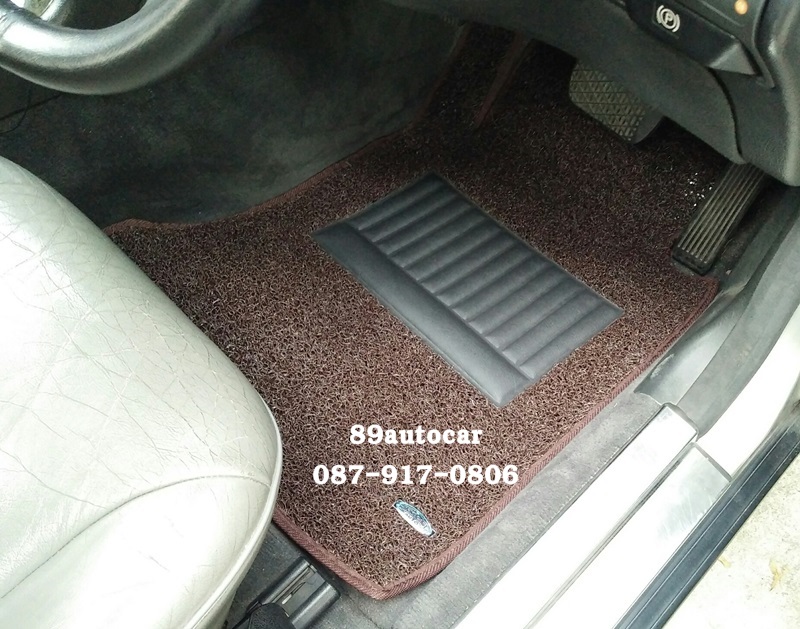 พรมไวนิลดักฝุ่น Benz E230 W210 สีน้ำตาลขอบน้ำตาล