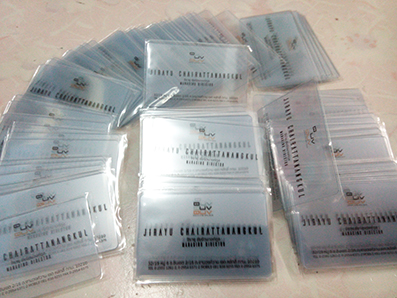 ทําการ์ดใส การ์ดคอนเสิร์ต การ์ดมีทติ้ง ทำคลับการ์ด