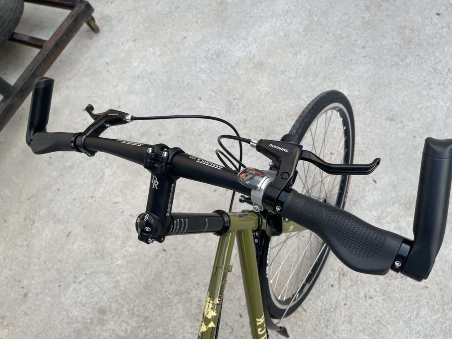 จักรยานกราเวล DARKROCK SUPER TRAVEL 700C GRAVEL BIKE 700C เกียร์ดุม NEXUS ไฟหน้า LED