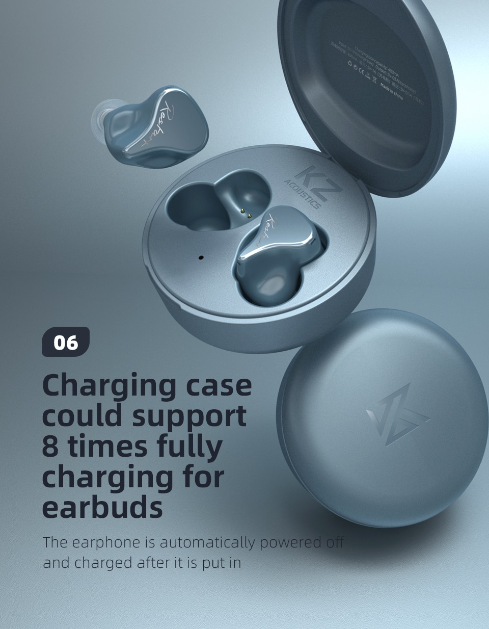 ขาย KZ SKS หูฟัง TWS 2 ไดรเวอร์ 1DD+1BA ประกันศูนย์ไทย