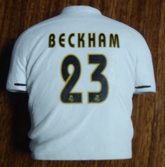 ที่ทับกระดาษ ฟุตบอล สโมสรเรอัล มาดริด - #23 เบ็คแฮม HOME KIT 2003/04 ใหม่ / REAL MADRID Football Club Paperweight - #23 BECKHAM HOME KIT 2003/04 NEW