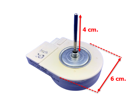 มอเตอร์พัดลม ตู้เย็น #SA11893 (DC 12v.) #012