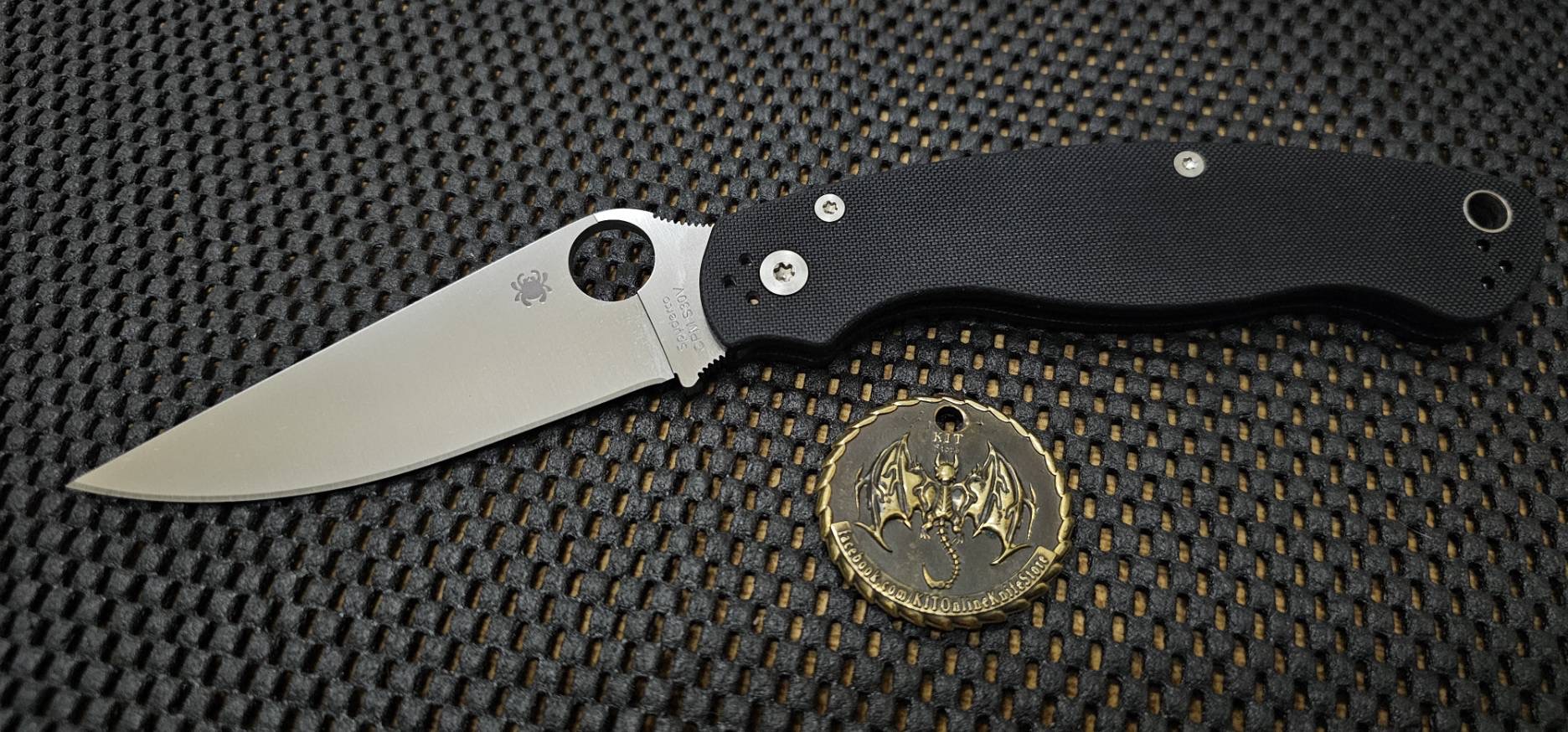 Spyderco Military 2 Compression Lock Knife Black G-10