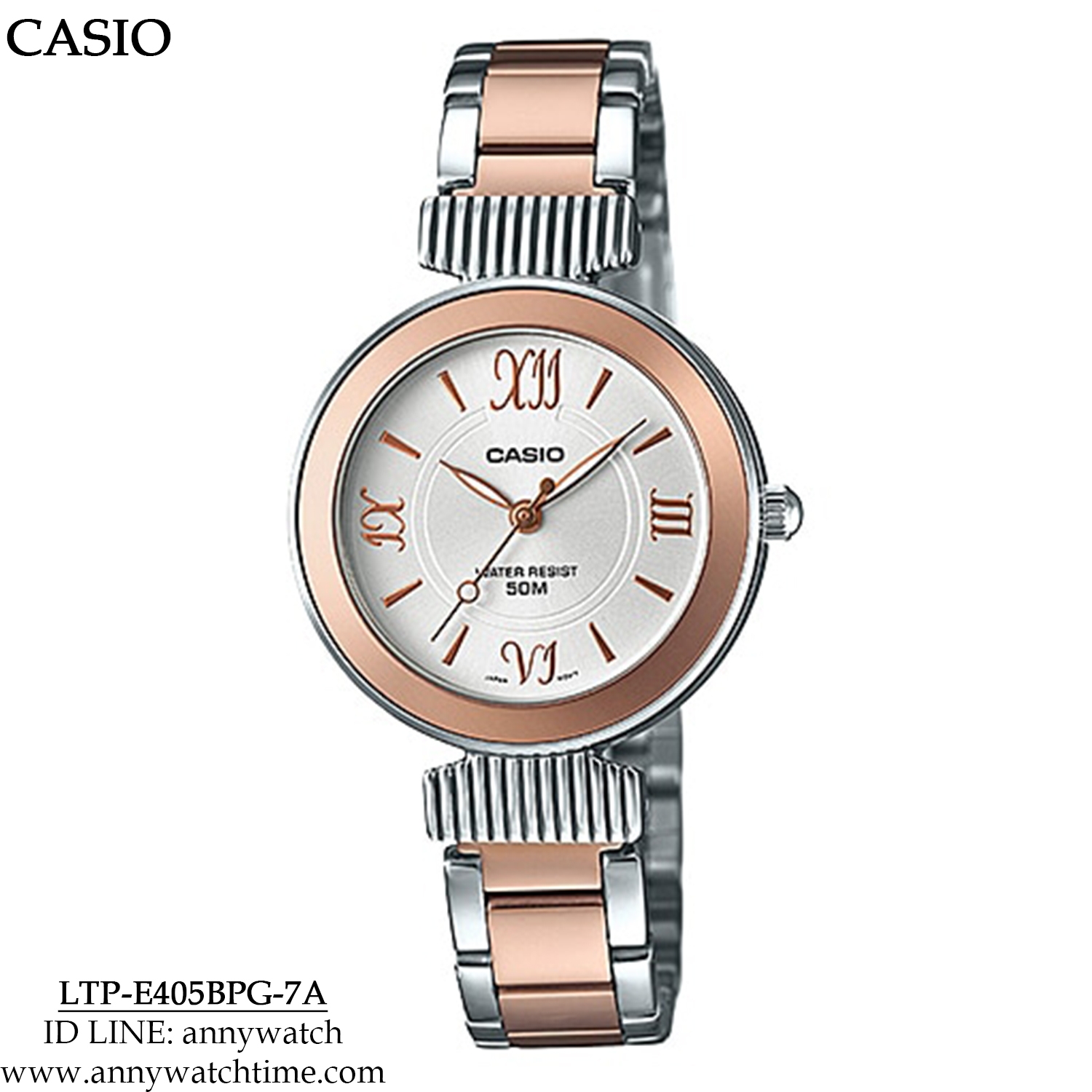CASIO LTP-E405BPG-7A