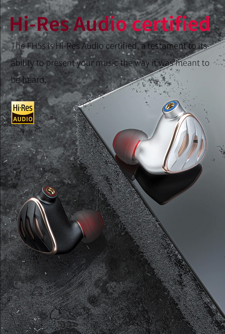 ขาย FiiO FH5S PRO หูฟัง 4 ไดรเวอร์ 2DD+2BA ประกันศูนย์ไทย