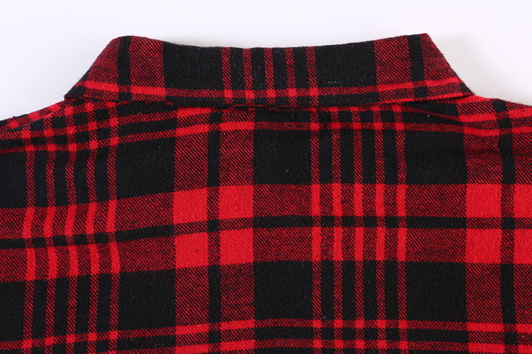 เสื้อคลุมตัวยาวลายสก็อต GOT7