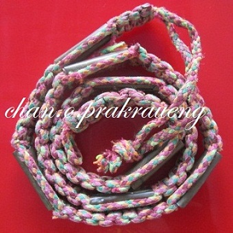 ตะกรุด คาดเอว คู่ 14ดอก เชือกใหมเจ็ดสี สภาพใช้ ชำรุด1คู่ ครับผม