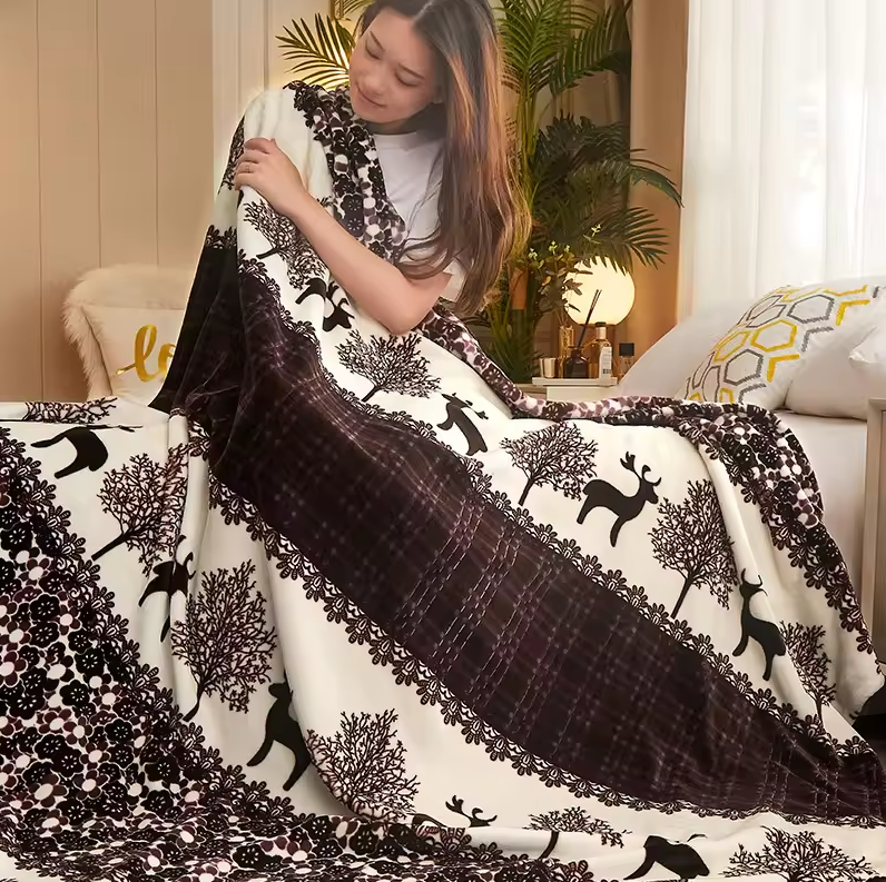 ผ้าห่มฟลานเนลพิมพ์ลาย