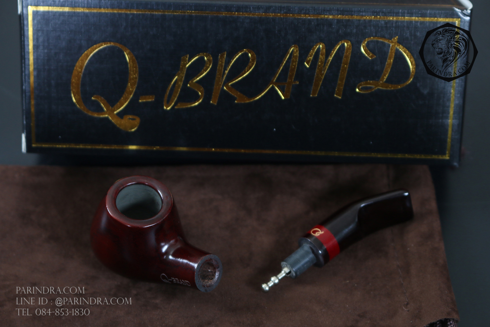 ไปป์ Q Brand Pipe ไม้แท้ ทรงสวย #Sansen 267