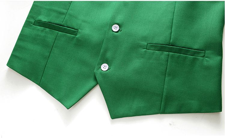 Pre-order ชุดสูทชาย สีฟ้า สไตล์เกาหลี พร้อมเสื้อกั๊ก