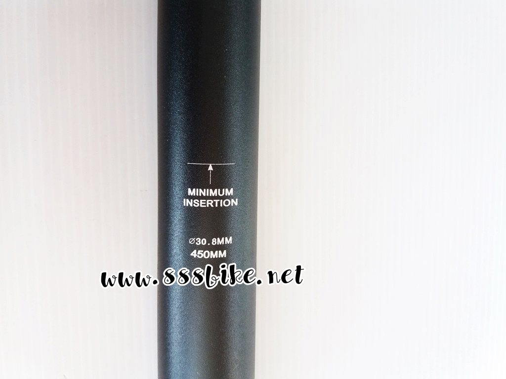 หลักอานอลูมืเนียม TRUVATIV XR สีดำ ยาว 450มม มีขนาด 25.4,27.2,28.6,31.8 ,31.6