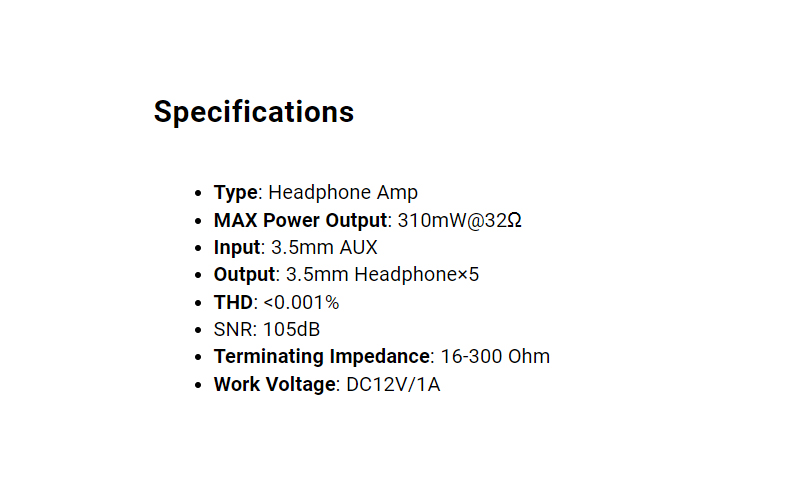 Fosi PH05 ตัวแยกสัญญาณ 3.5 มม. AUX ออกหูฟังได้ถึง 5 ตัว ประสิทธิภาพสูง ประกันศูนย์ไทย