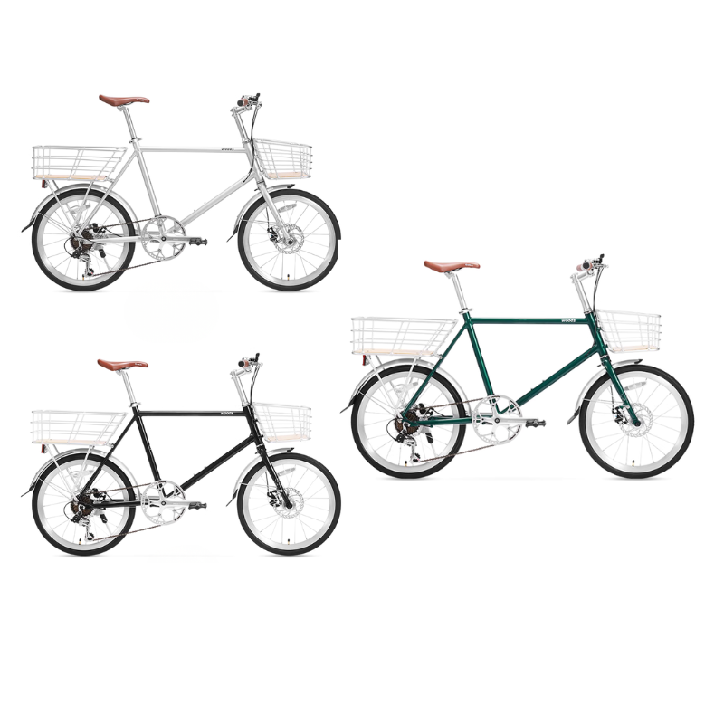 จักรยาน Woods S02 Mini Velo 20 นิ้ว | จักรยานเมืองอลูมิเนียม 7 สปีด น้ำหนักเบา