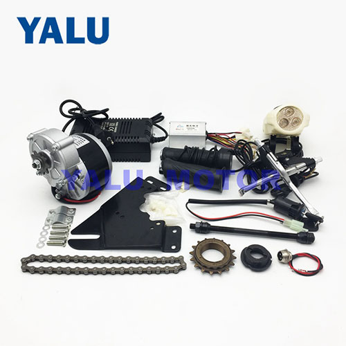ชุดแปลงจักรยานไฟฟ้ากลาง (Mid-Drive) YALU MD02 450W 24V/36V – แรงบิดสูง 60-90Nm สำหรับจักรยานเสือภูเขา