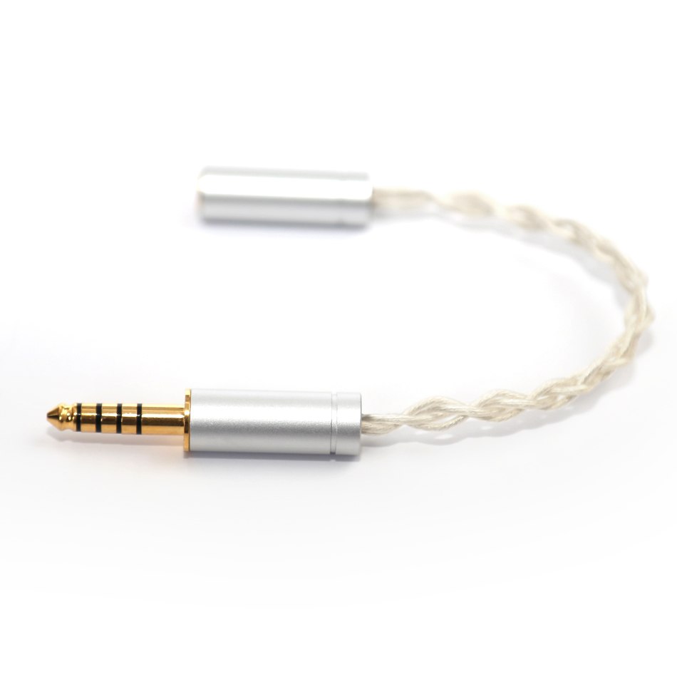 ขาย DD BLA-4A สายแปลง 2.5 Balanced เป็น 4.4 Balanced สายชุบเงินถัก 7N OCC