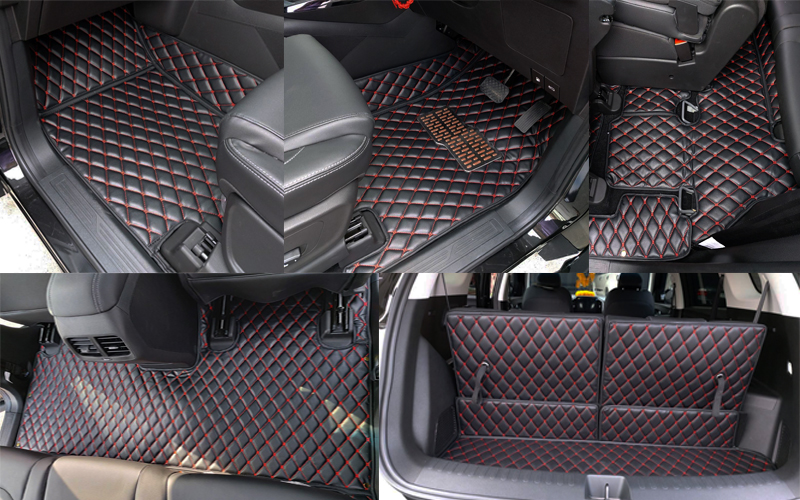 พรมรถยนต์ ปูพื้น All New Chevrolet Cabtiva2019 - 2020 7 ที่นั่ง เข้ารูป เต็มคัน