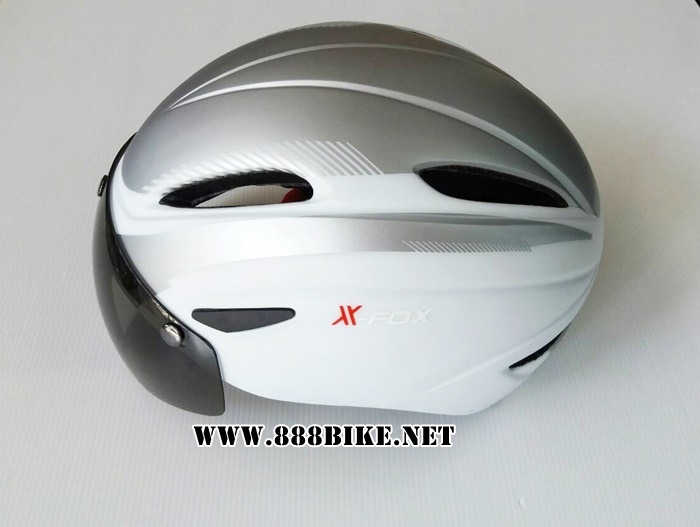 หมวกจักรยานมีแว่น X-Fox V-111 ,AERO HELMETS with goggle