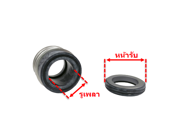 #MG12 ขนาด 19-35 แมคคานิคอล ซีล, แมคคานิค ซีล ปั้มน้ำ (วัสดุ : CA - SIC - NBR)