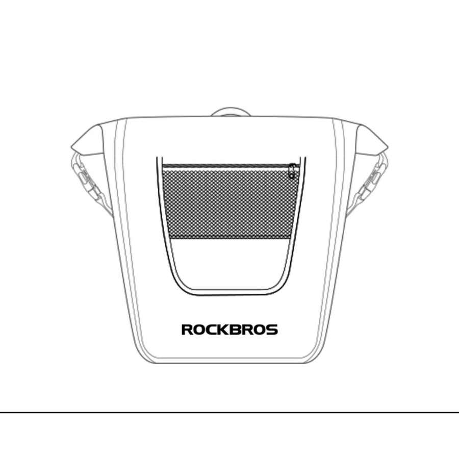 ROCKBROS AS-003 กระเป๋าหลังเบาะจักรยานกันน้ำ 18L | ปั่นทางไกล ปั่นท่องเที่ยว พร้อมระบบปิด Roll-Top ไม่กลัวฝน
