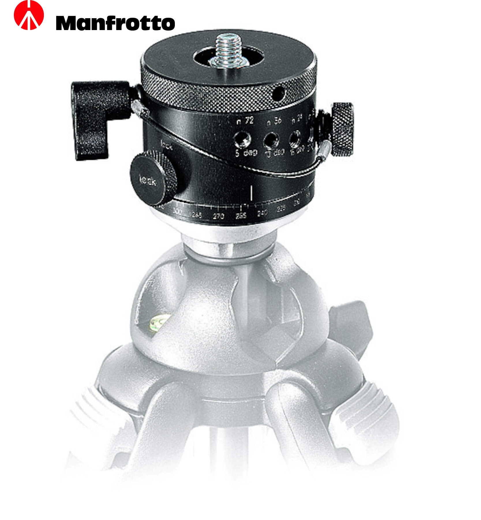 หัวหมุนภาพ Manfrotto ​300N Panoramic Rotation Unit MF-0300-N0001 หัวปรับมุมองศา ใช้ตั้งกล้องถ่ายภาพพาโนรามา 360 องศา ประกันศูนย์ 5 ปี