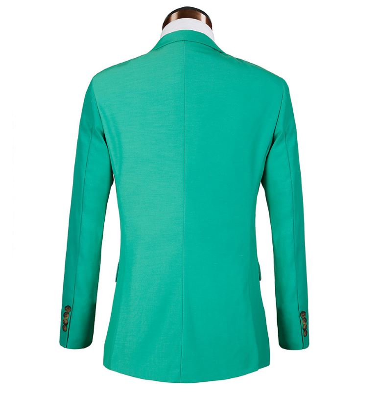 Pre-order ชุดสูทชาย รุ่น 2 กระดุม สีเขียว