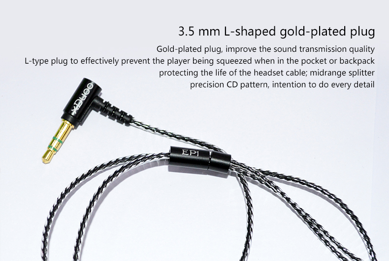 ขาย xDuoo EP1 หูฟัง IEM ตัวแรกของค่าย xDuoo บอดี้โลหะน้ำหนักเบา สายถัก OFC ระดับ 5N