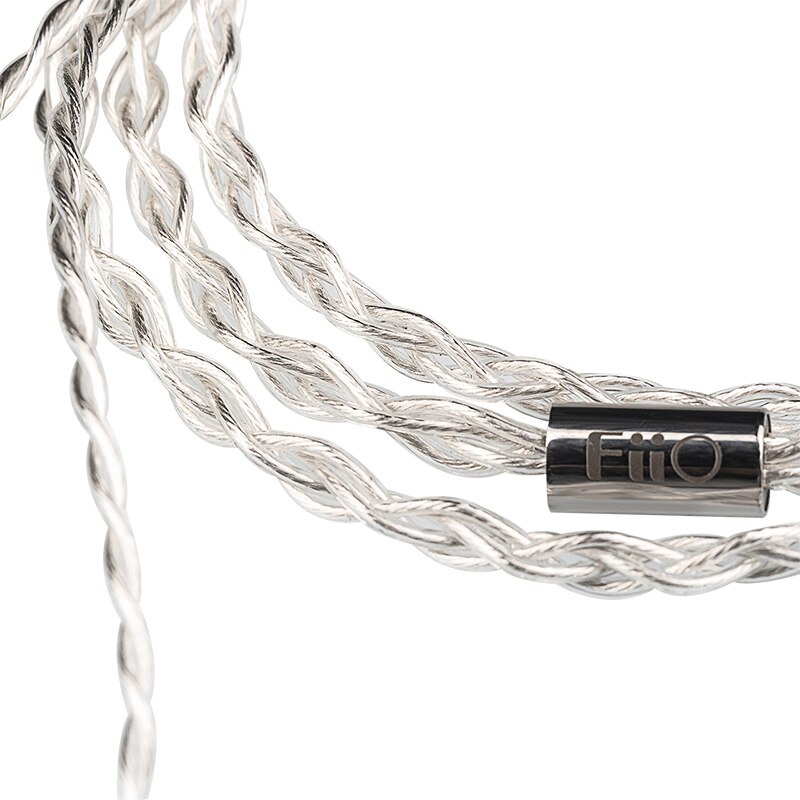 FiiO LC-RB สายอัพเกรดหูฟังทองแดงผลึกเดี่ยวชุบเงินถัก เปลี่ยนหัวแจ๊คได้