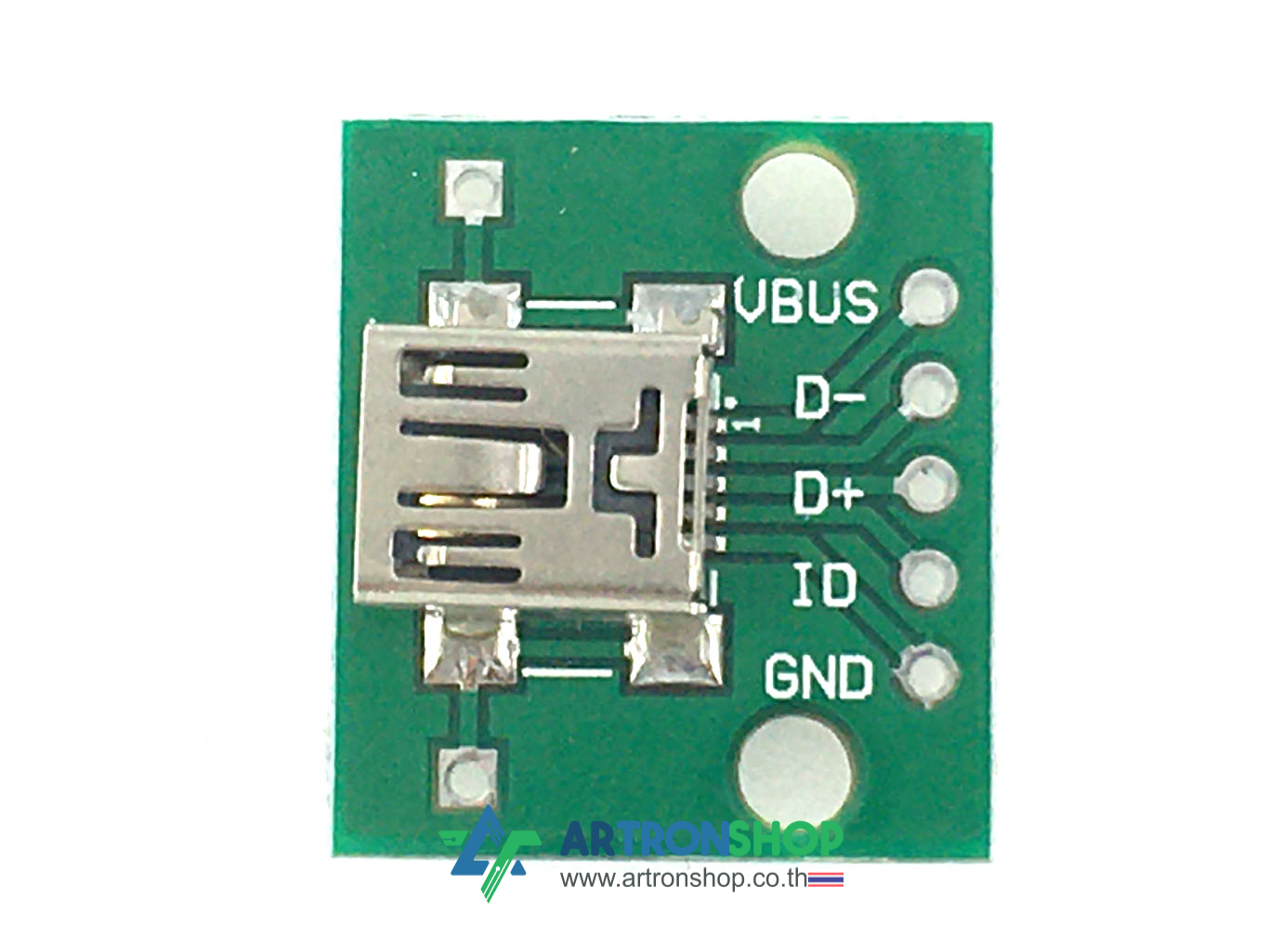 Mini USB Female Breakout