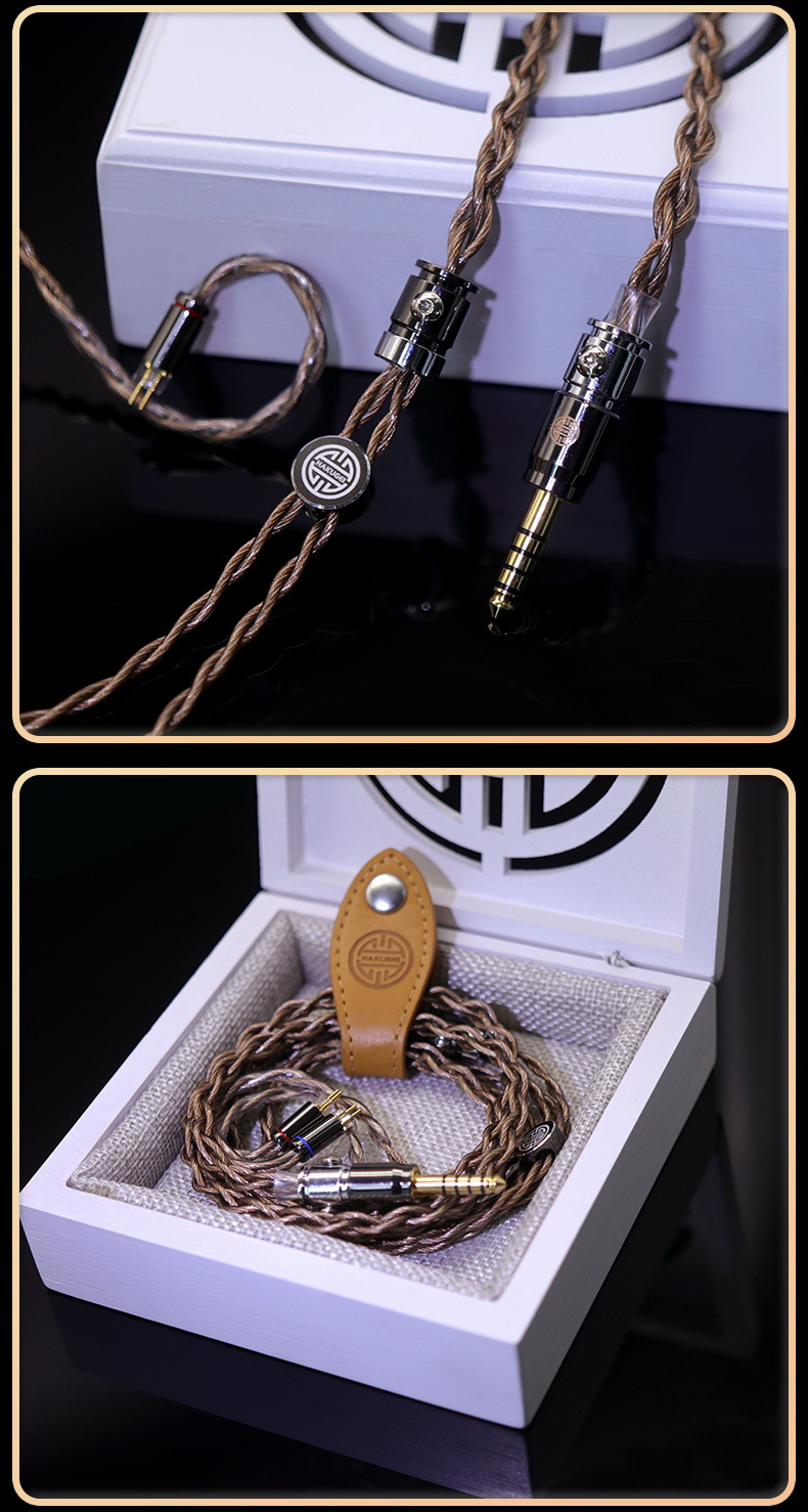 ขาย Hakugei Antiquity สายอัพเกรดหูฟัง 6N OCC ทองแดง+สายชุบเงิน แบบ Litz