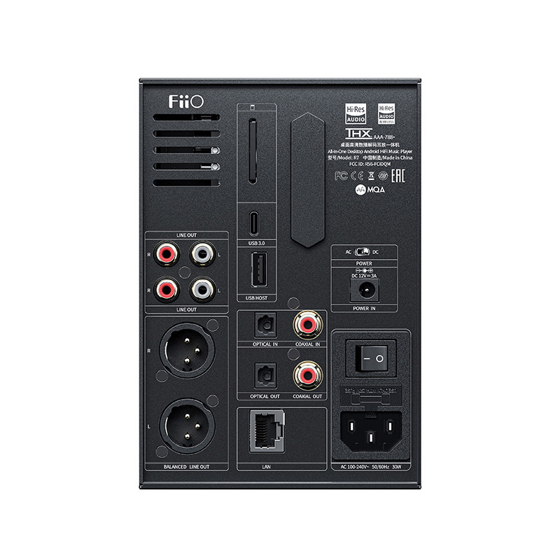 FiiO R7 เครื่องเล่นเพลงสตรีมมิ่งตั้งโต๊ะ DAP+DAC+AMP ครบจบในตัว รองรับ MQA, Roon Ready