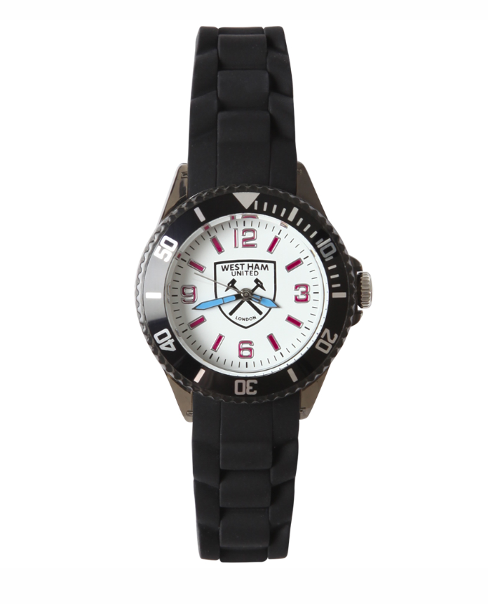 นาฬิกาข้อมือเวสแฮม ยูไนเต็ดยี่ห้อ SEKONDA ของแท้ BLACK STRAP TONAL CREST