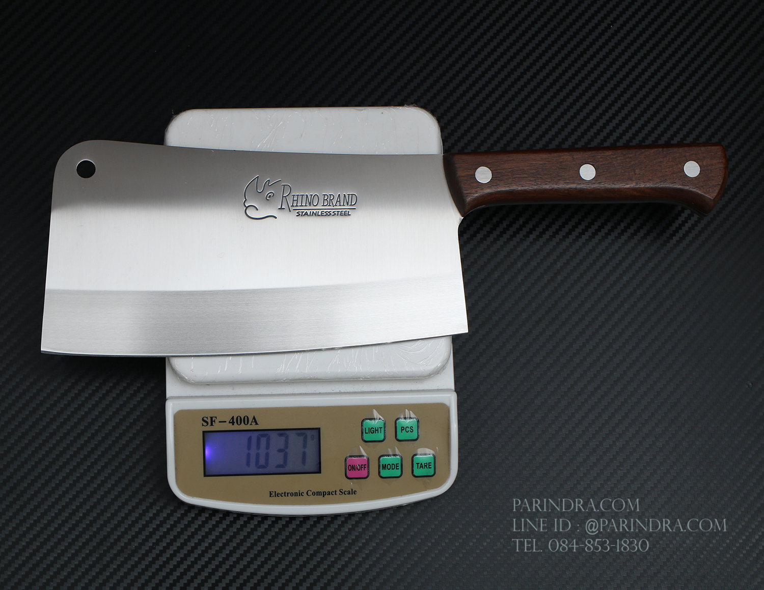 มีดอีโต้ยักษ์ด้ามไม้ Rhino Brand No.996 แสตนเลสทั้งแท่ง ขนาด 9 นิ้ว (ของแท้)