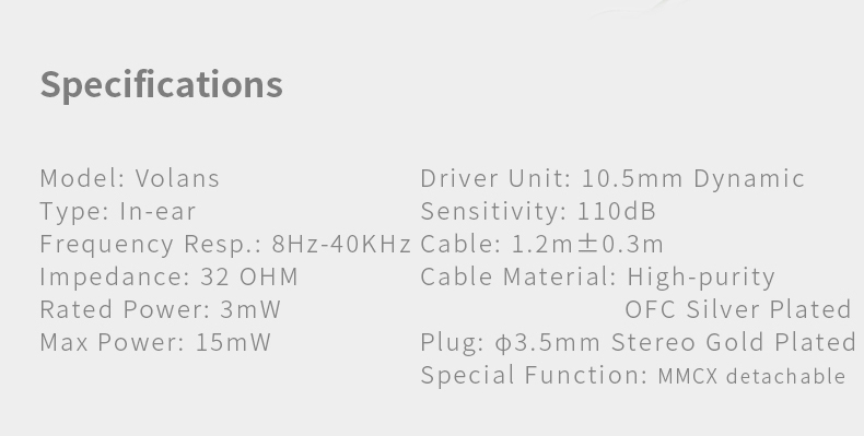ขาย Astrotec Volans หูฟัง Dynamic 1 ไดรเวอร์ ประกันศูนย์ไทย