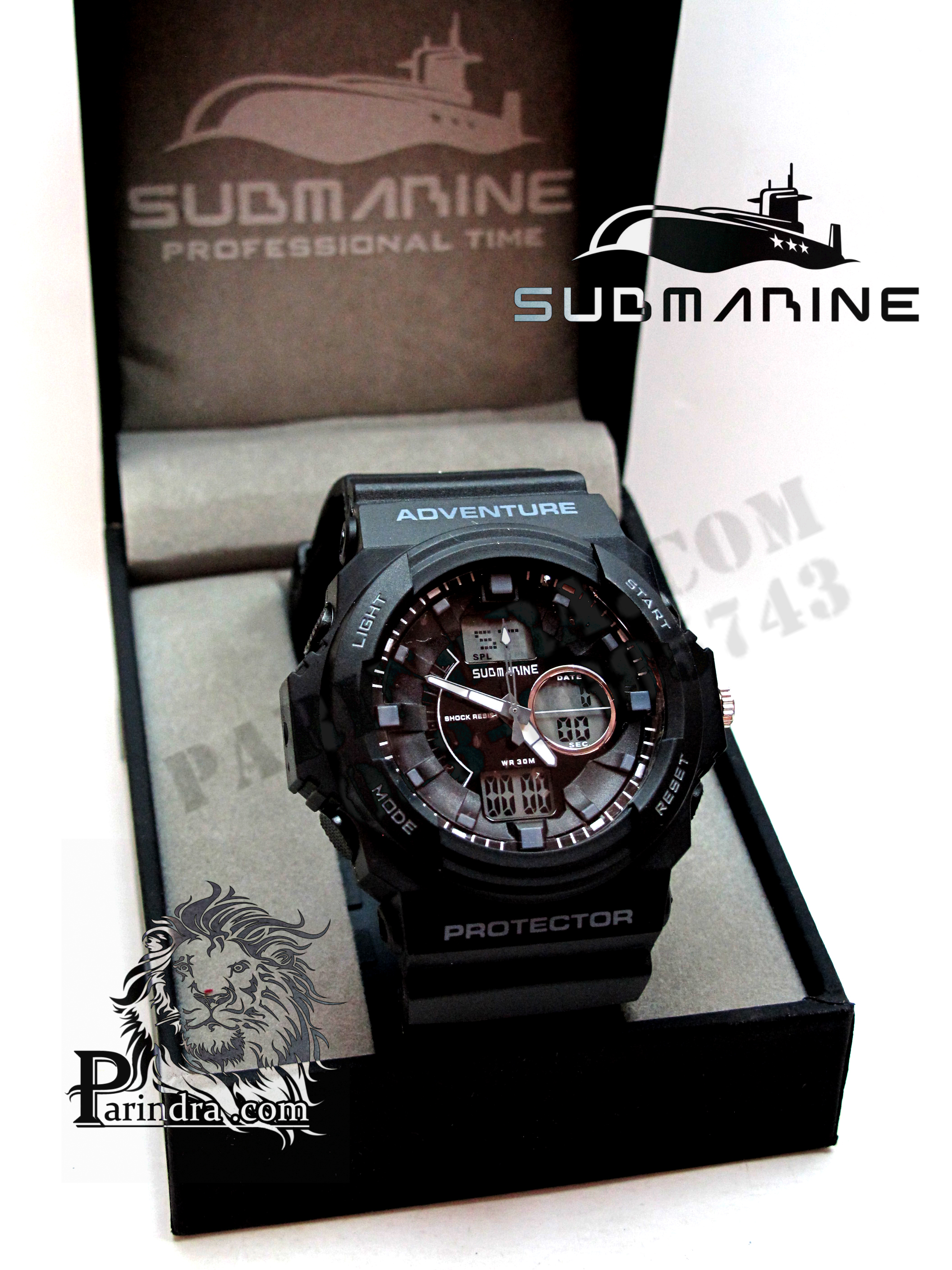 นาฬิกา US submarine Aventure Protecter รุ่น TP3141M สีดำเทา