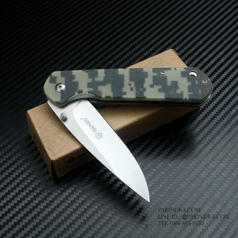 มีดพับ Ganzo กานโซ่ รุ่น G6801-CA ด้ามลายพราง ของแท้ 100%
