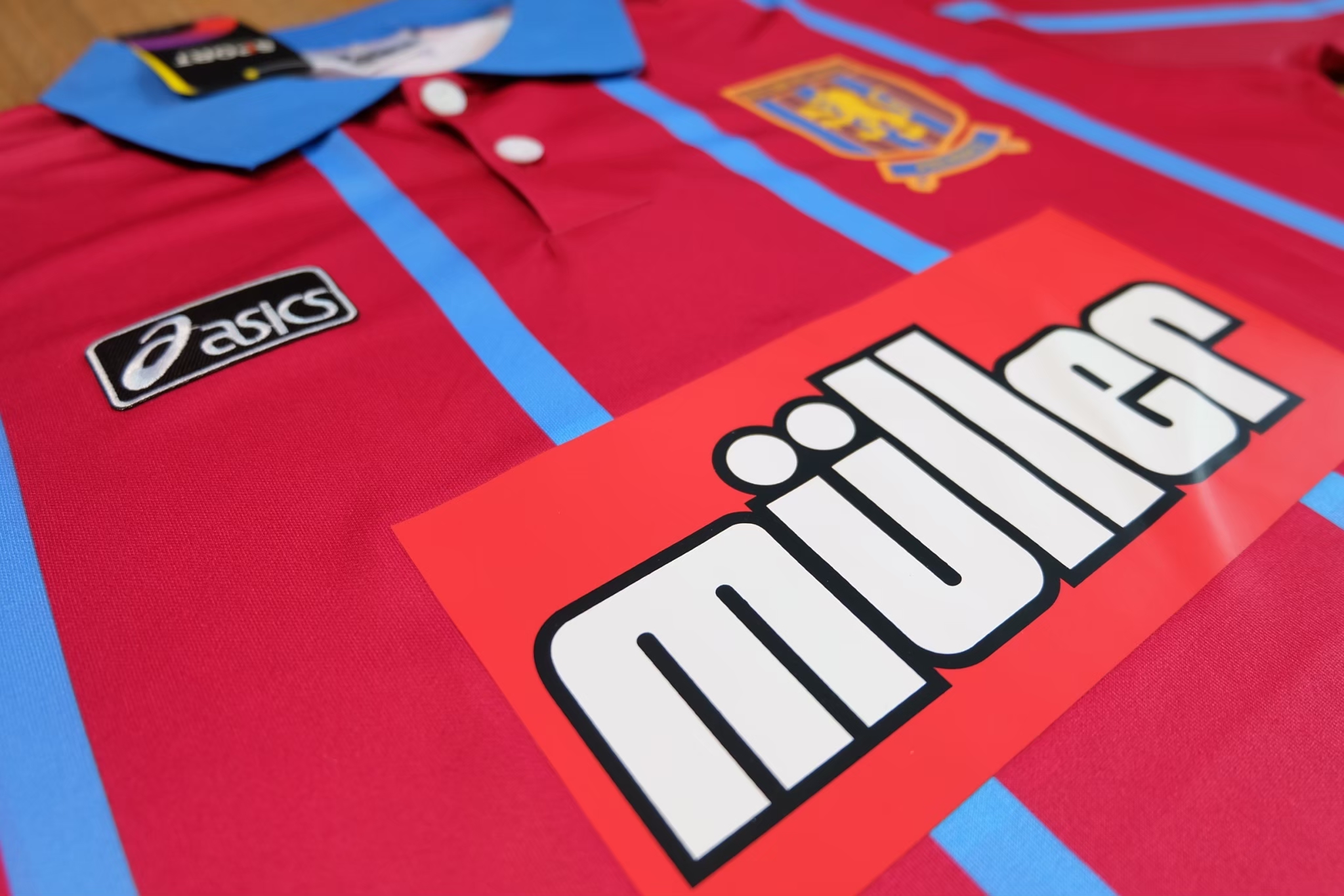 Aston Villa 1994 Vintage Jersey เสื้อฟุตบอลแอสตันวิลล่าย้อนยุค Muller