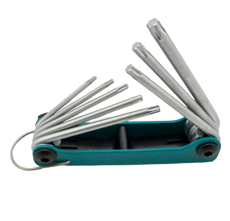 ชุดประแจ หัวจีบ ชนิดพับได้ (8ชิ้น) ฟอร์ซ (FORCE) Pn.5083F