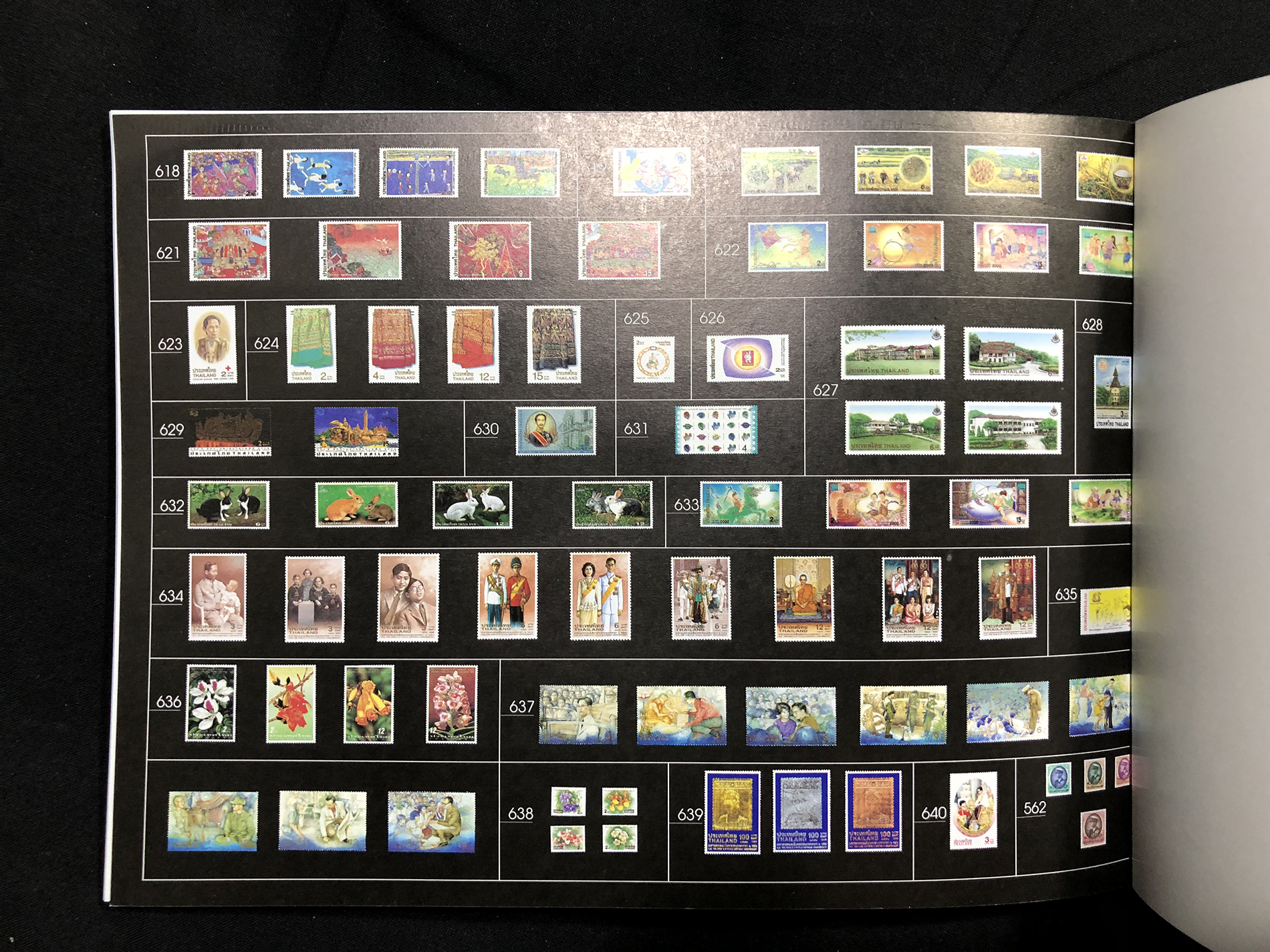 สมุดตราไปรษณียากรไทย ประจำปี 2542