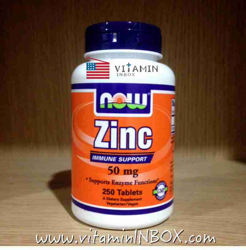 # เรื่องสิวเรื่องเล็ก # Now Foods, Zinc, 50 mg, 250 Tablets