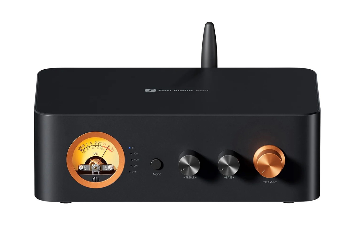 Fosi AudioMC351 DAC/AMP 2.1 แชนเนล พร้อม VU Meter และ Bluetooth กำลังขับสูง ให้เสียงอันยอดเยี่ยม ประกันศูนย์ไทย