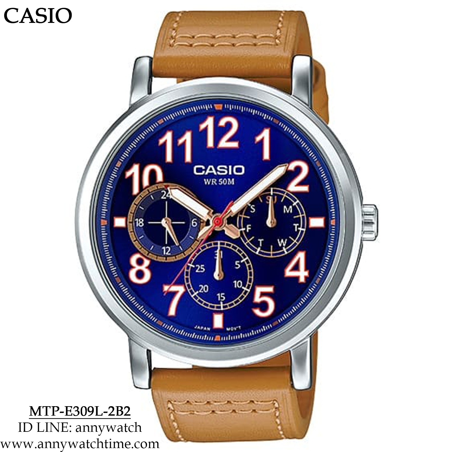 CASIO MTP-E309L-2B2