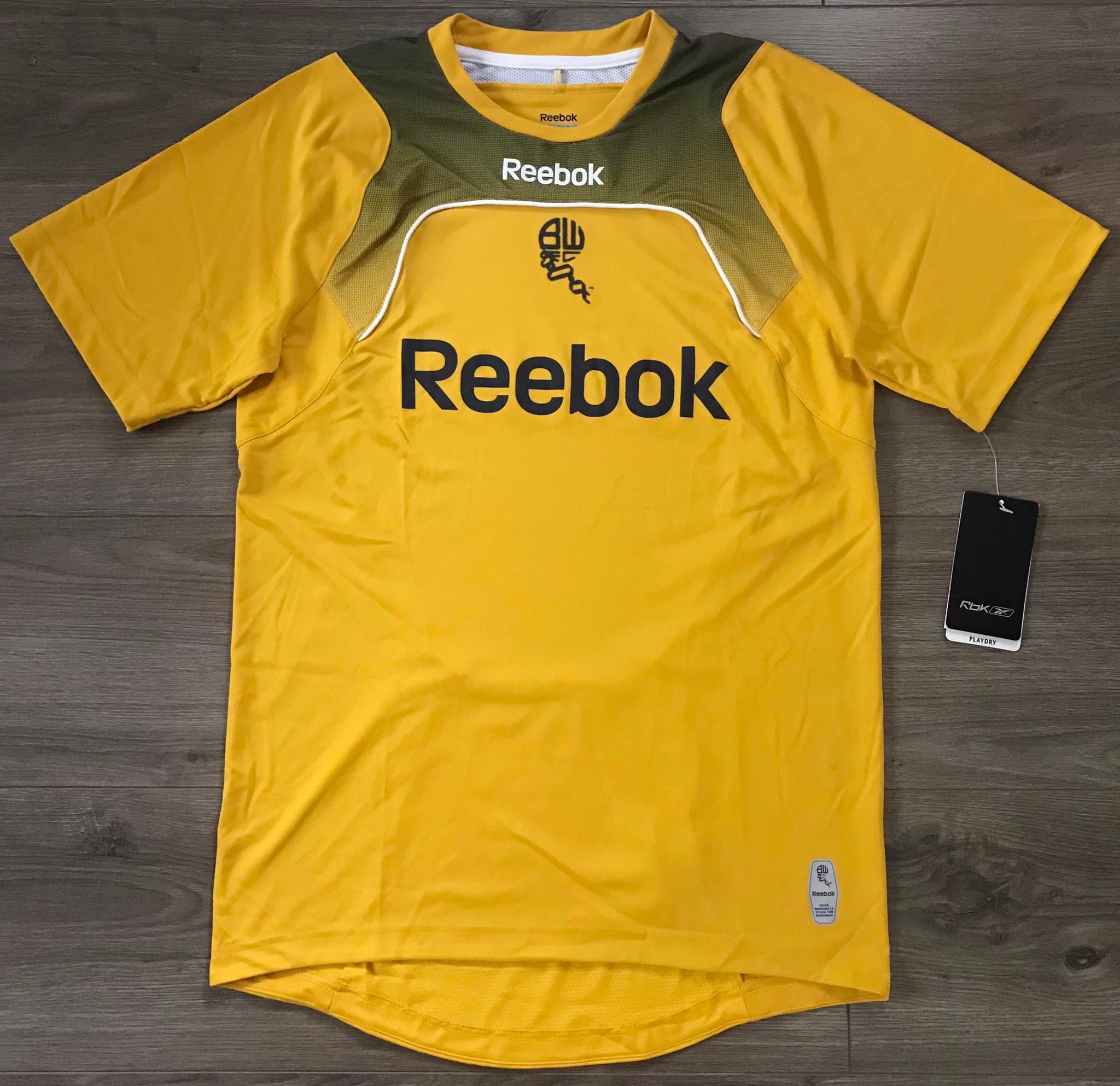 เสื้อฟุตบอล ทีมสโมสรโบลตัน วันเดอเรอร์ส ชุดเยือน 2008/09 ใหม่ S-Size / BOLTON WANDERERS Football Shirt Away Kit 2008/09 Jersey NEW S-Size